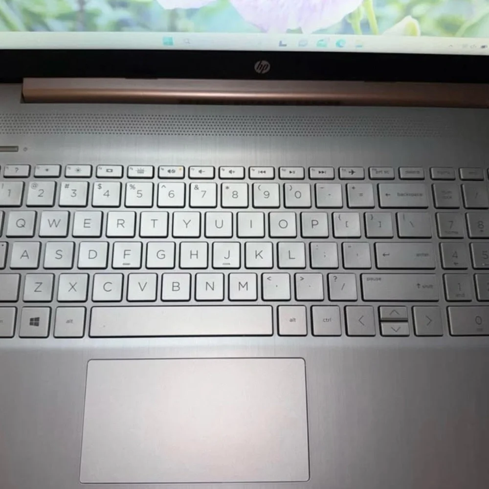 HP rose gold Laptop